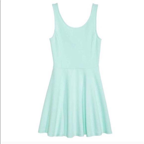 H&M Dresses & Skirts - H&M Mint Green Fit and Flare Mini Dress